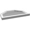 Ekena Millwork Octagonal Top Surface Mount PVC Gable Vent w/ 2"W x 2"P Brickmould Sill Frame, 28"W x 20"H GVPOT28X2003SF - alternate 4